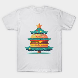 christmas tree burger T-Shirt